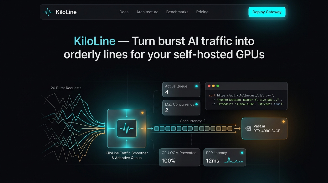 KiloLine Realtime AI Gateway Observability Dashboard